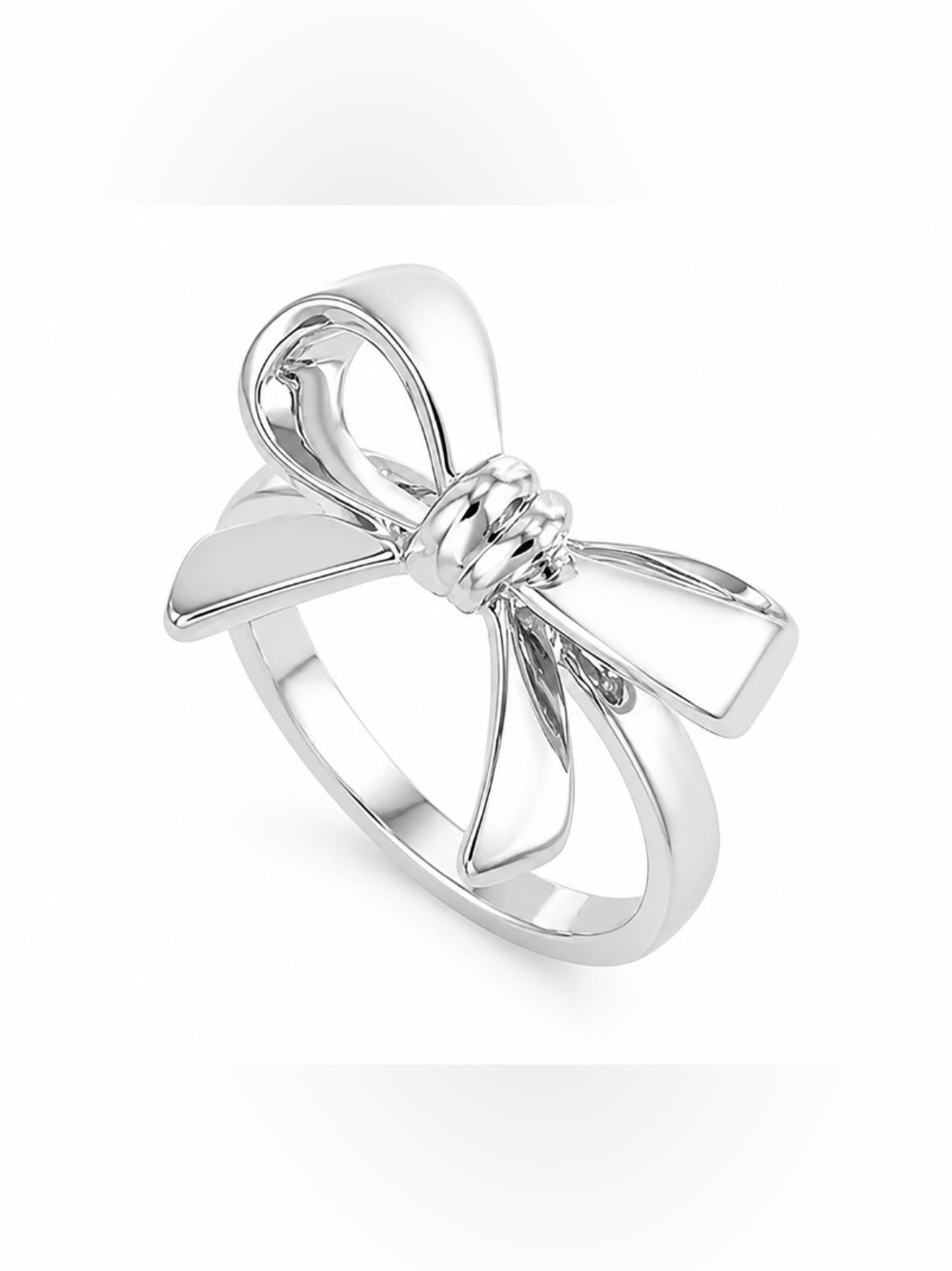 💥3/$15💥 Elegant Silver Toned Fashion Bow Ring